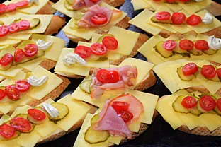 Helden am Feuer - Catering - kaltes Buffet - Canapes